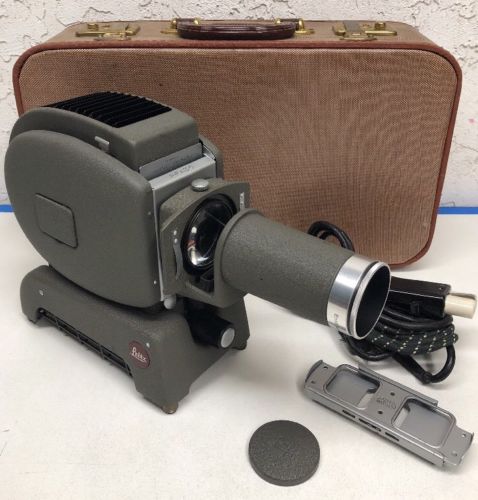 Vintage Ernst Leitz GmbH Wetzlar Prado Nr.168122 Slide Projector w/ Case