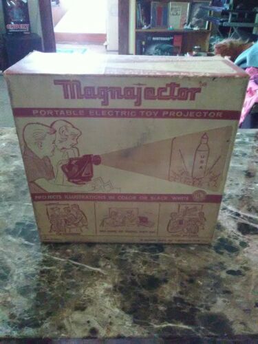 Old Vintage 1960 Magnajector Magnifier projector Pictures Rainbow Crafts in Box