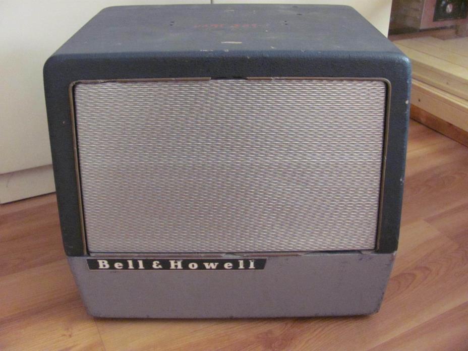 Bell & Howell Filmosound 16mm 385 Extension Speaker 16 ohm, 15 Watt Working