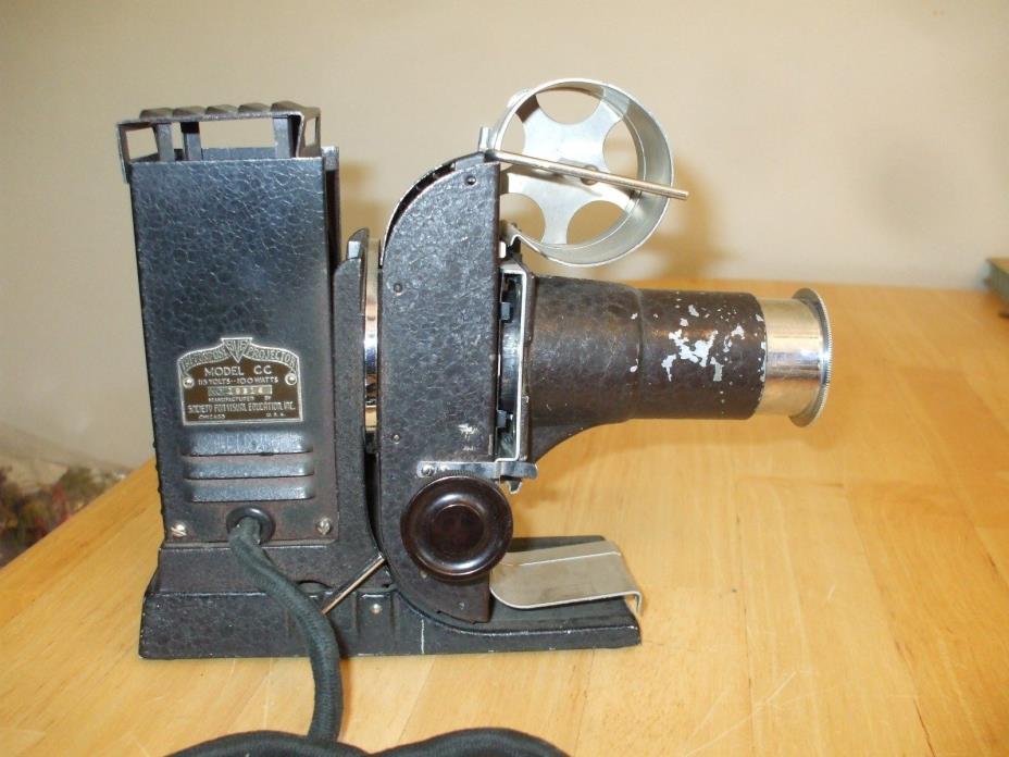 Vintage SVE Tri-Purpose PROJECTOR Model CC, Society for Visual Education (fr166)