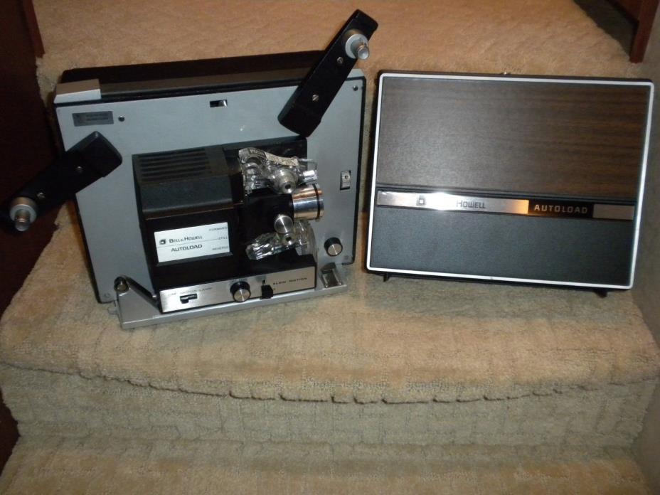 VTG Bell & Howell Autoload Motion Picture Movie Projector 462A MCM Super 8 Works