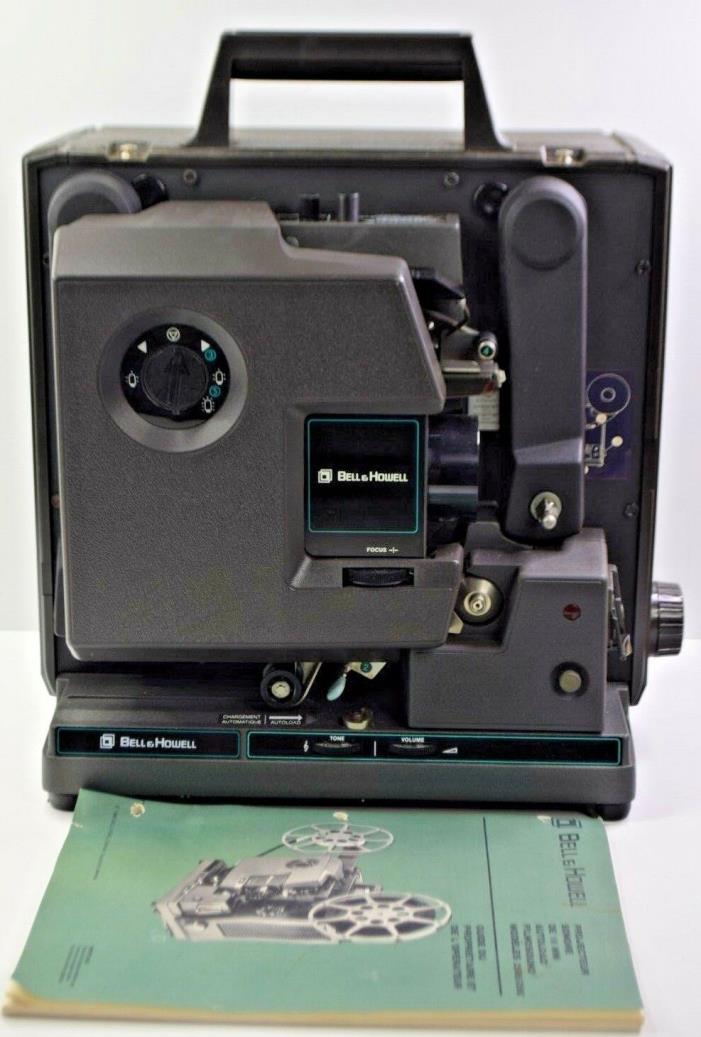 Bell & Howell 2585 16mm Vintage Filmosound Projector with manual