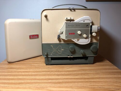 Vintage Kodak Brownie 500 8mm Film Movie Projector A5 With Case