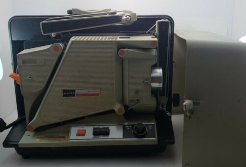 VINTAGE Singer Insta-Load 16mm 1115  Graflex Film Projector w/ Sound WORKS!