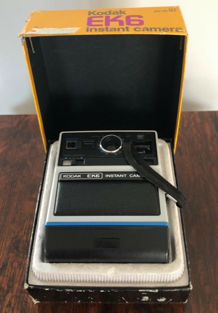 Kodak EK6 Instant Camera W/ Box instructions