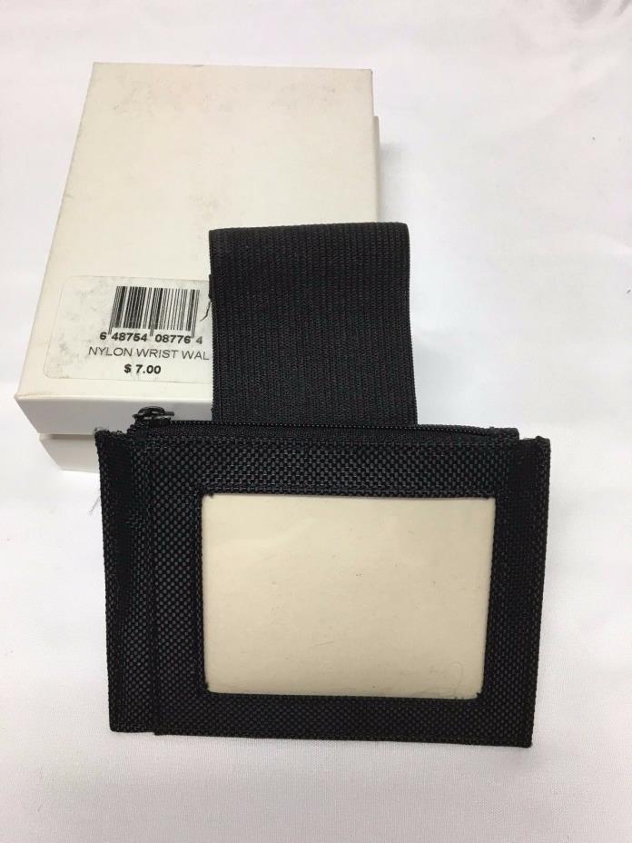 ARMY Issue Nylon Wrist Wallet Black Military Issue
