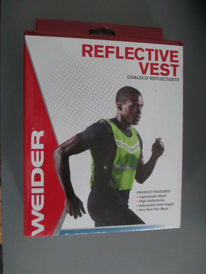 Reflective Vest Weider Adjustable one size fits most WRV12 New Free Shipping