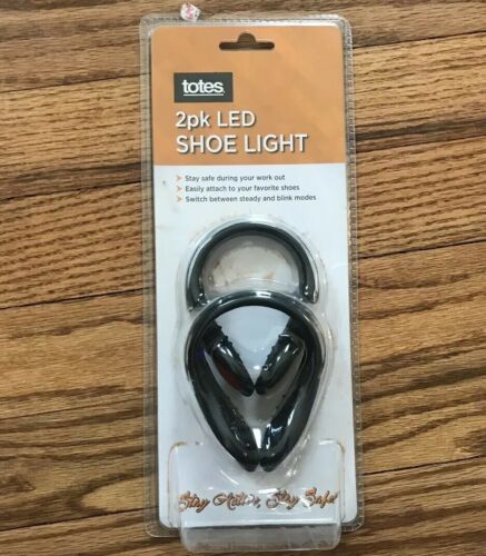 Totes LED Shoe Lights 2 Pack New In Package