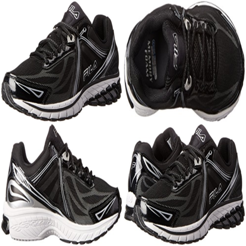 Men's FINIX 2 Energized M Black/Metallic SILVER 12 US Mens Shoes