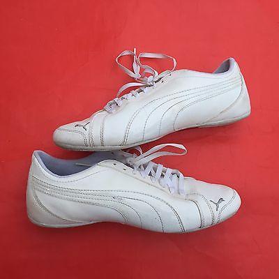 PUMA women's fashion white running walking athletic shoes size--8.5