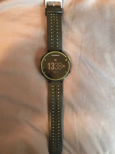 Garmin Forerunner 235 GPS Watch black and neon. Charger Included