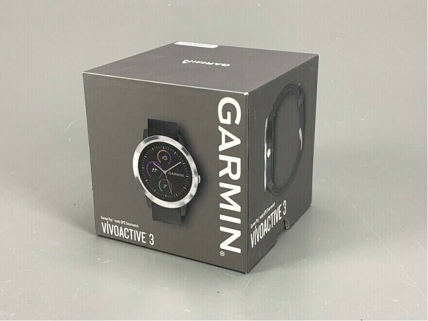 Garmin Vivoactive 3 Smart Watch Sports Workout Fitness Black Smartwatch