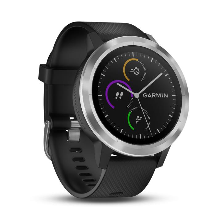 NEW Garmin Vivoactive 3  GPS Smartwatch Black/Stainless