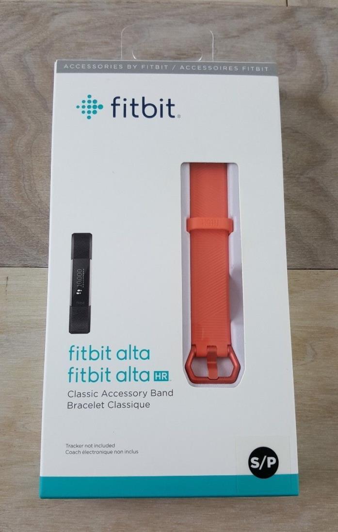 NEW Genuine Fitbit Alta HR Classic Accessory Band (Coral, Small) *Lot of 18*