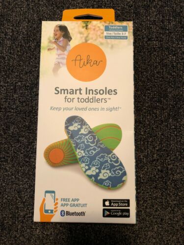 Aika Smart Insoles For Toddlers Size 3-7 One Pair