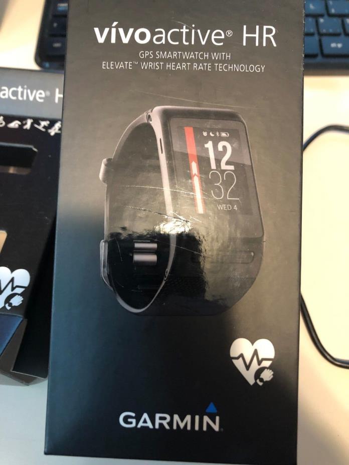 Garmin Vivoactive HR GPS Smart Watch  XL used smartwatchrunning Heart Rate Tech