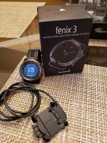 Garmin Fenix 3 Sapphire Glass GPS Watch