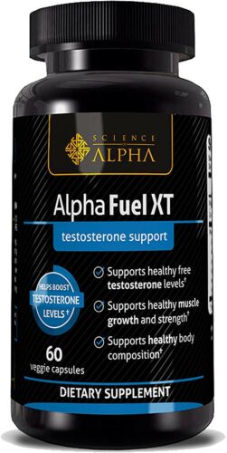 Testosterone Booster for Men - Alpha Fuel XT By Science of Alpha - Men's...