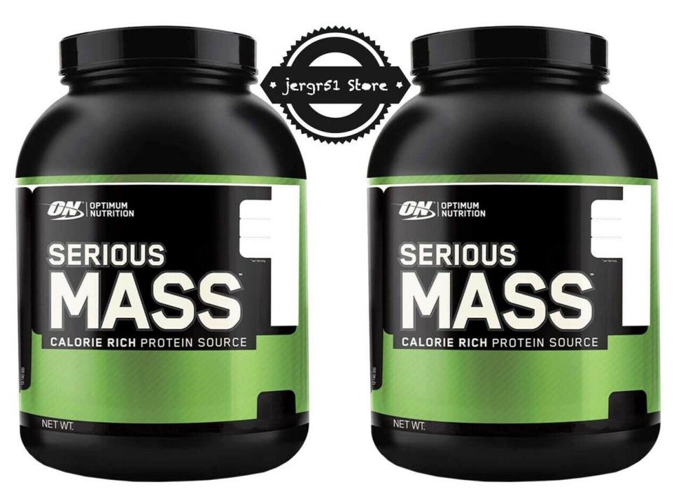 Serious Mass - Vanilla, 6 Pound Powder - Brand New ( Set of 2)