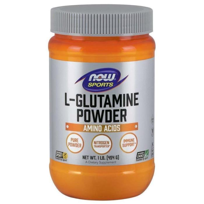 NOW Sports L-Glutamine Powder, 1-Pound