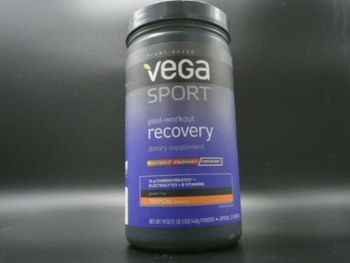 Vega Sport Post-Workout Recovery , Tropical, 19oz, 20 Servings