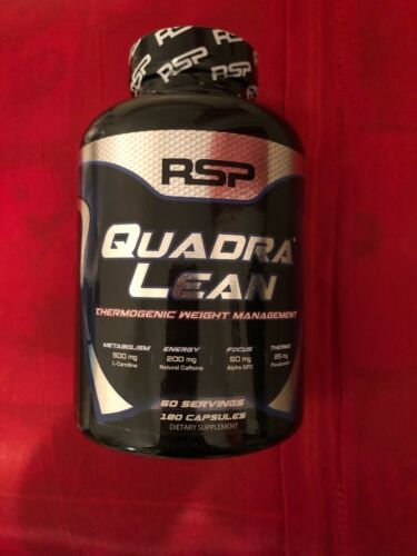 RSP - Quadra LEAN Thermogenic Weight Loss - 180 Capsules - Expires 10/2021