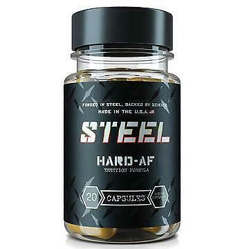 STEEL SUPPLEMENTS HARD-AF Increase Stamina & Hardness | FREE 2 TO 3 DAY SHIPPING