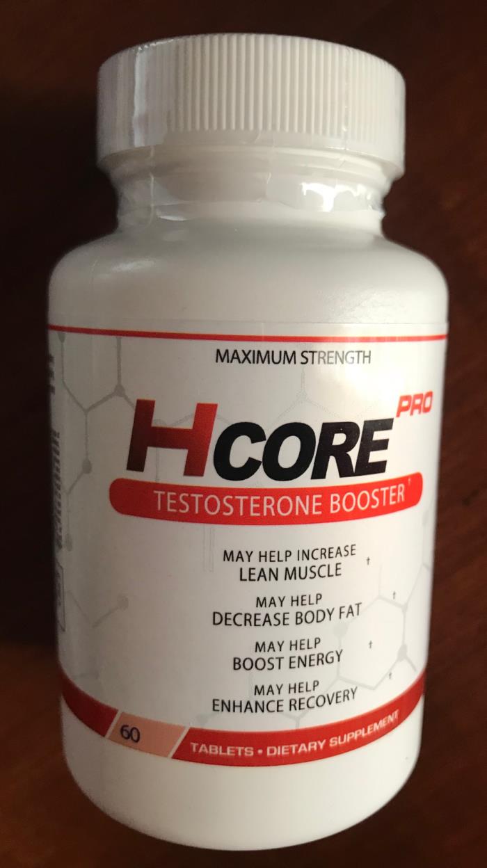 HCORE PRO TESTOSTERONE BOOSTER 60 COUNT NEW