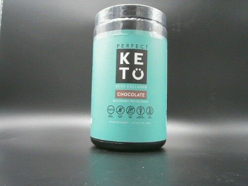 PERFECT KETO Protein Powder Chocolate Ketone Protein Source 12 oz - NEW / SEALED