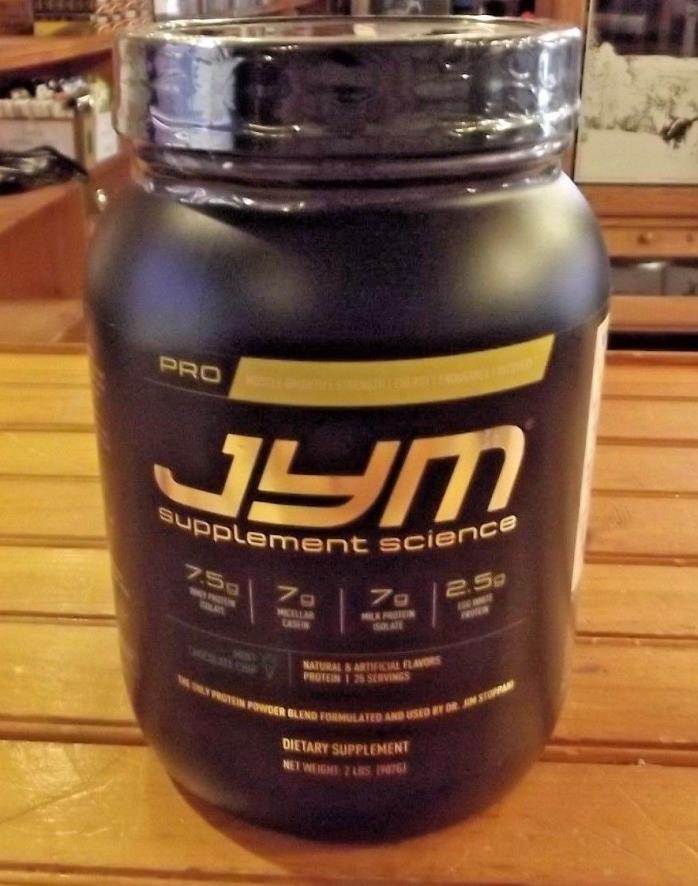 JYM Pro Dietary Supplement 2lb Mint Chocolate Chip, Exp 12/30/2018
