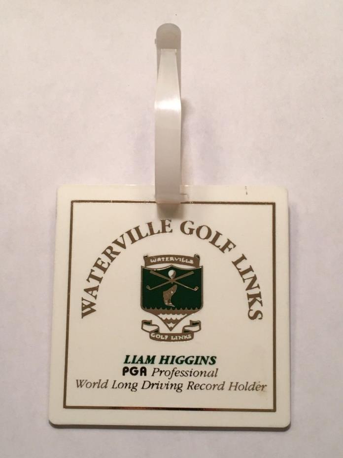 Vintage Rare Waterville Golf Links Golf Bag Tag - Co. Kerry, Ireland - A Beauty!