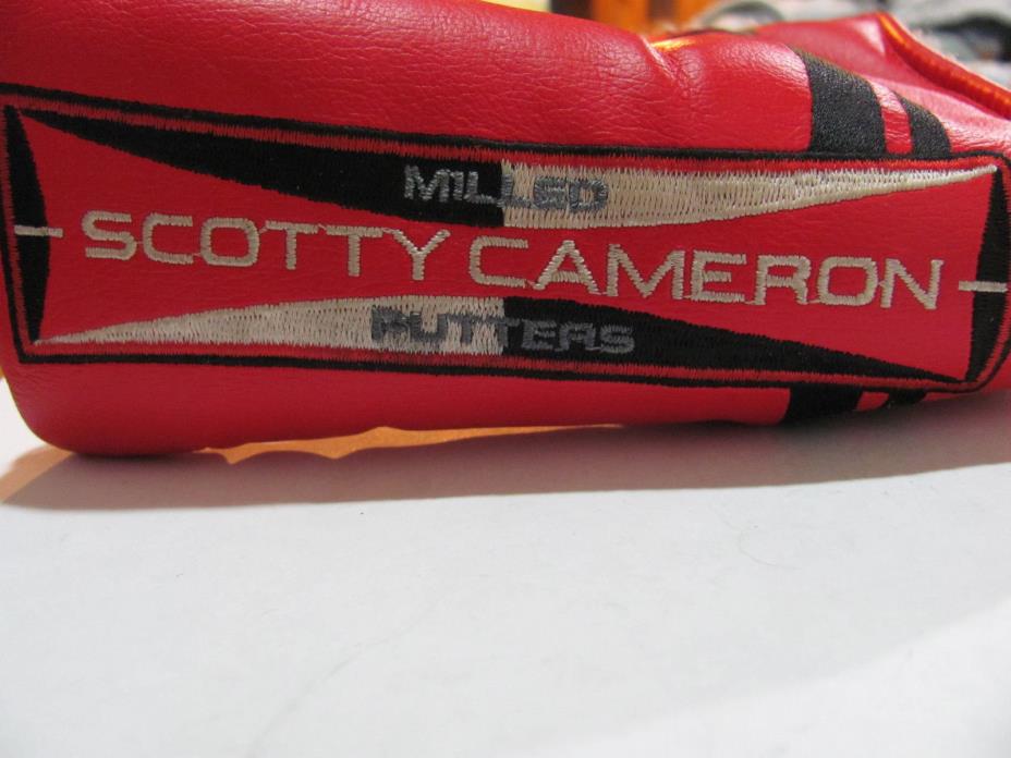 Titleist Scotty Cameron Milled Putters Headcover Red