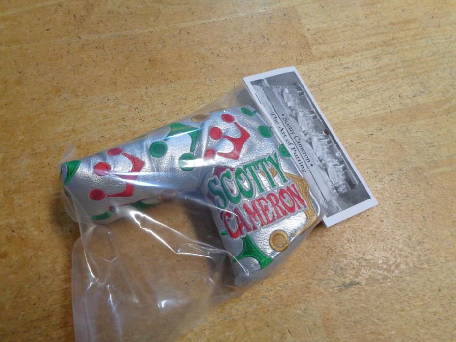 New SCOTTY CAMERON 2018 Holiday Wrapping Paper PUTTER Headcover NIB