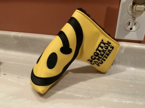 Scotty Cameron 2012 US Open San Francisco Smiley Yellow Putter Head Cover