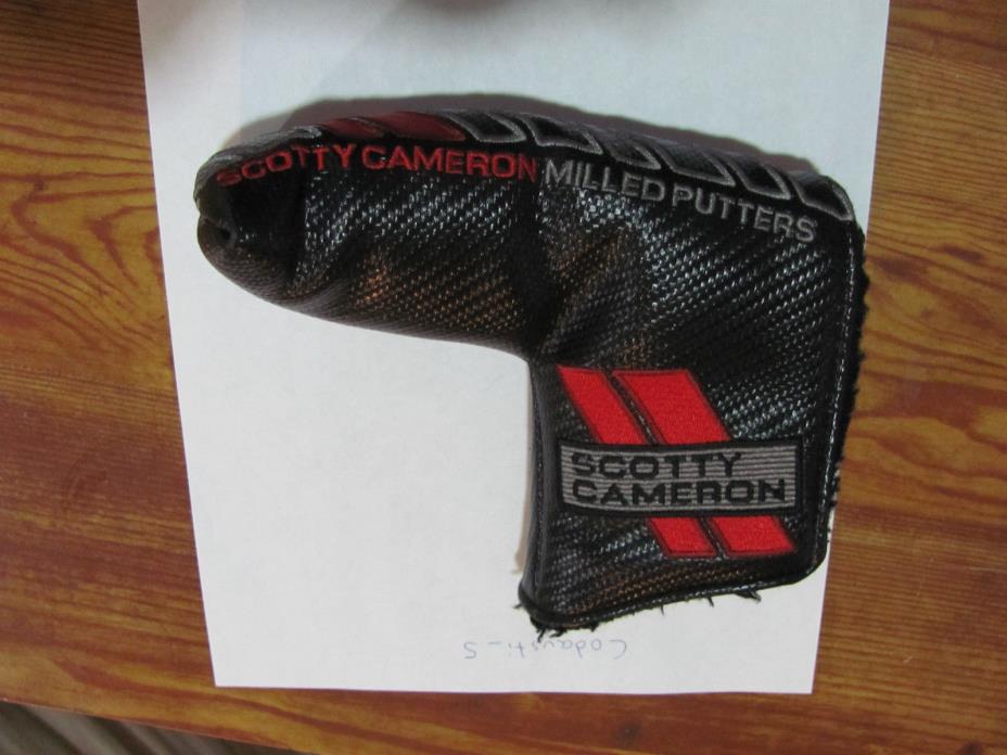 Titleist Scotty Cameron Milled Putters Headcover Black Red