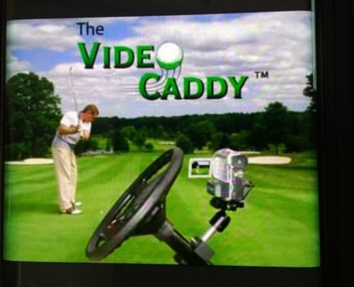 videocaddy ,golf camera holder.golf tutor.video your swing .