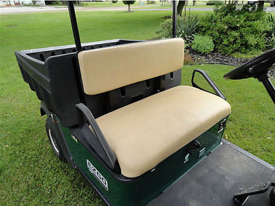 1994 - UP EZGO WORKHORSE TAN SEAT COVERS PACKAGE ELECTRIC OEM NEW PDS GAS HAUL