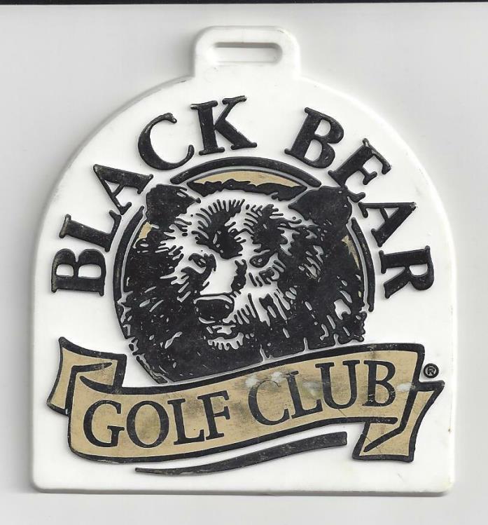 Black Bear Bag Tag golf
