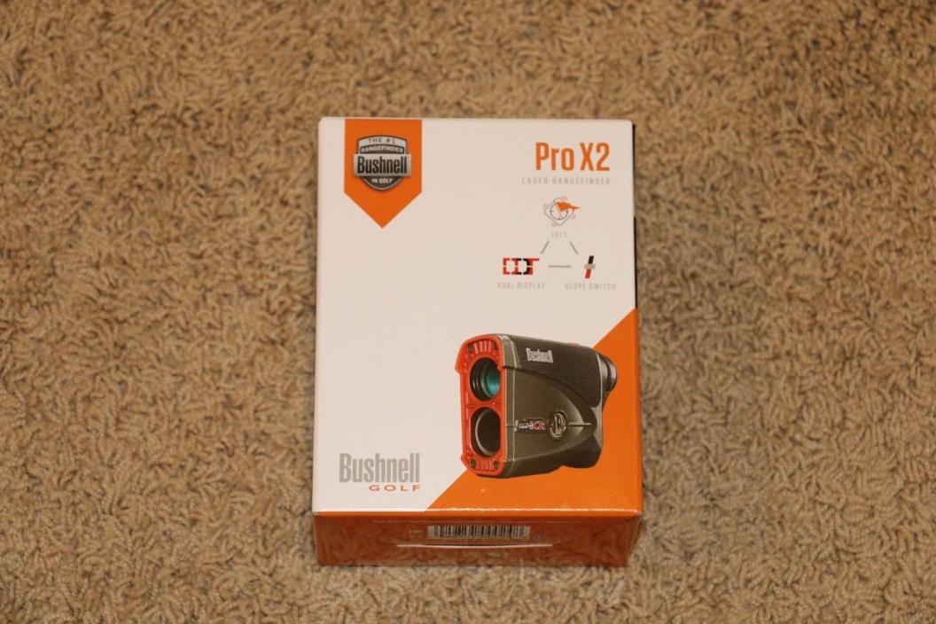 Bushnell Pro X2 Golf Laser Rangefinder | Slope-Switch Technology | BRAND NEW