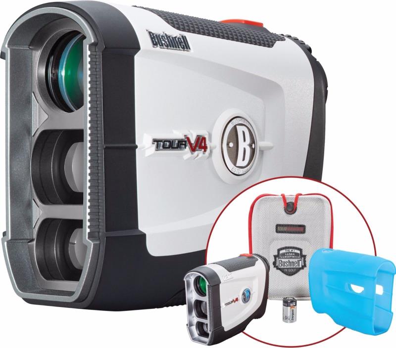 Near Mint Bushnell Tour V4 Laser Rangefinder Patriot Pack, 201660P, Used Once