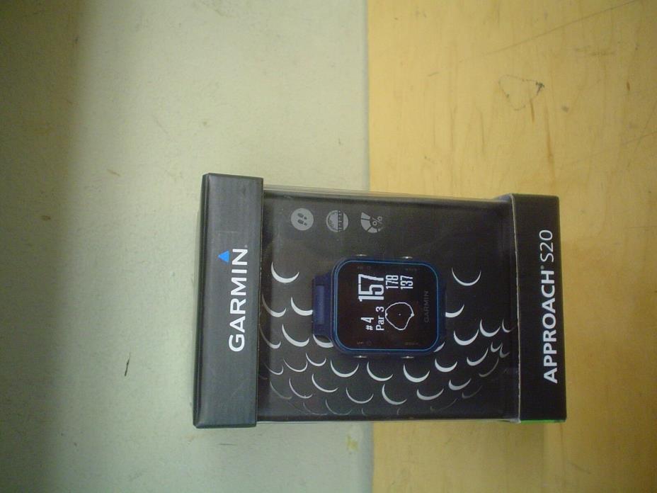 Garmin Approach S20 Golf GPS MIDNIGHT TEAL   WW GPS-Enabled Golf Watch