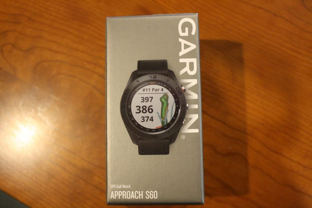 Garmin Approach S60 Golf Range Finder GPS Watch - Black