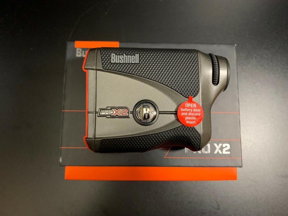 Bushnell Pro X2 Golf Laser Rangefinder Slope Jolt Technology - NEW