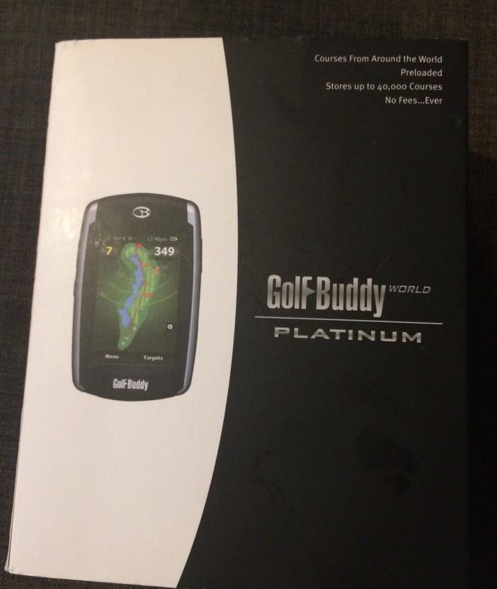 Golf Buddy World Platinum Golf Handheld, GPS GolfBuddy