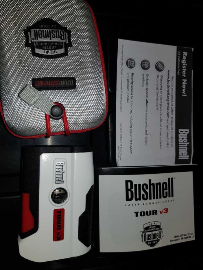 Bushnell Golf Laser Rangefinder V3 TOUR model #201360  BRAND NEW OPEN BOX