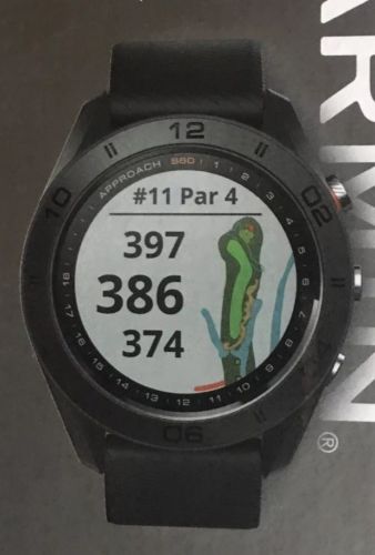 Garmin Approach S60 Preloaded Golf Range Finder GPS Watch 2017 - Black