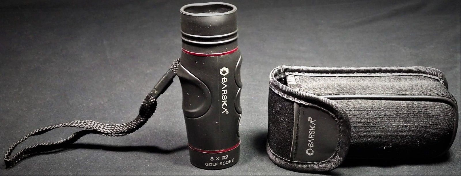 Barska Golf Monocular Range Finder Scope with Case & Wrist Strap, 8X22