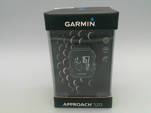 Garmin Approach S20 GPS Golf Watch Activity Tracker - Grey - 010-03723-02