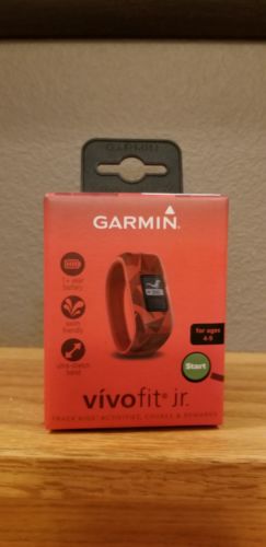 Garmin Vivofit Jr. Activity Tracker Watch 010-01634-00 - Lava