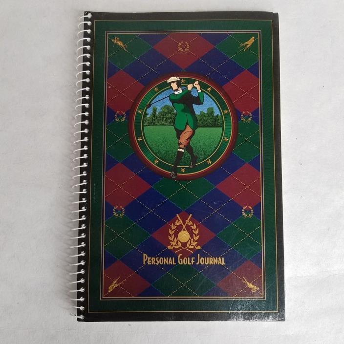 Personal Golf Journal Golf Scorecard Keeper Golf Statistics Book Spiral Bound
